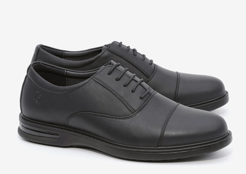 Comfort shoes with air cushion 11044 Franco Bane in black | 39-46 | FRANCO BANE 11044
